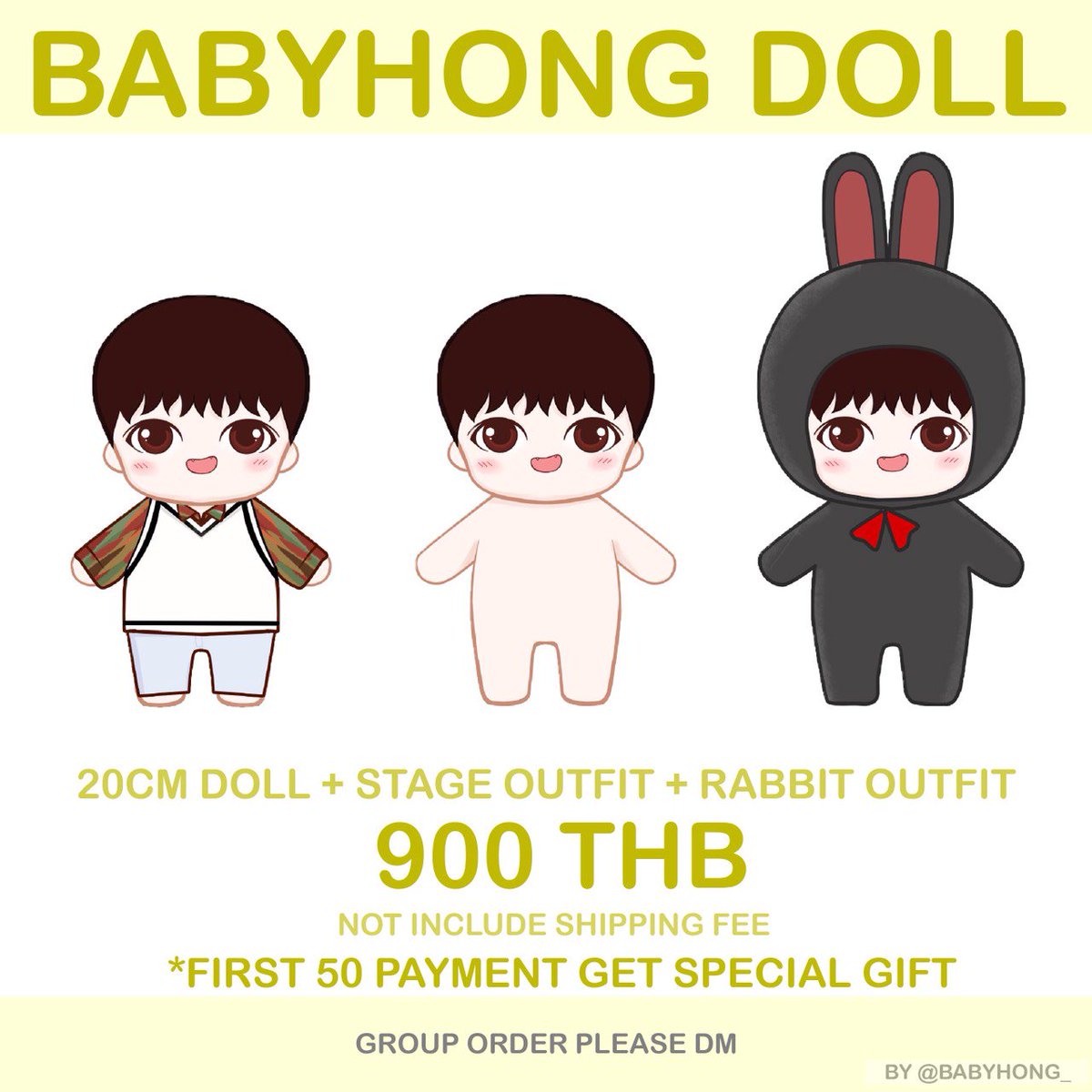Babyhong_'s tweet photo. Pls RT 
ฟอร์มเปิดแล้วค่าา ใครสนใจกรอกเลยน้าา
Survey for BABYHONG doll open🎉 If need please fill the form
#FTISLAND

[TH] https://t.co/cjCzRPwKVD
[ENG] https://t.co/O28d1baE0m https://t.co/YAeAESode4