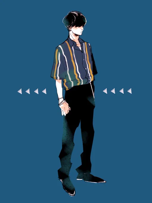 毎日暑いので涼しい青 