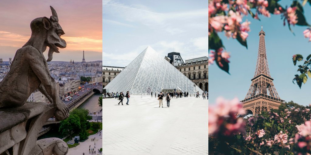 CruiseTC's tweet photo. 3 things you MUST do in Paris 🇫🇷

🗼Get a picture with the Eiffel Tower
🖼 See the Mona Lisa at The Louvre
⛪️ Visit the Notre-Dame Cathedral

What would you add to the list? https://t.co/zr8BsqCPEY