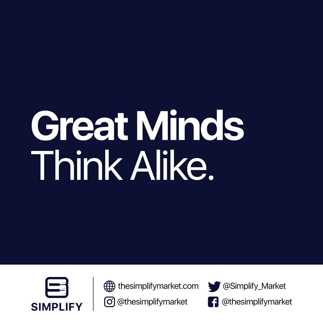 Simplify_Market's tweet image. We are looking for more brilliant minds to add to our team! If you have a knack for marketing or development or just have some great ideas, please contact us ➡️ jobs@simplifymarket.io

#cryptocurrency #bitcoin #litecoin #ethereum #ico