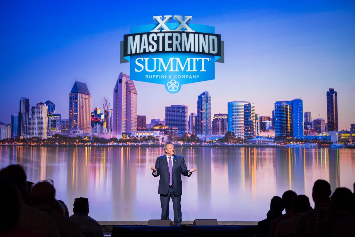 brianbuffini's tweet image. Exciting stuff in store for #MasterMindSD. We’re expanding next year’s event and moving to the San Diego Convention Center so more of you can join us for 3 days of motivation and inspiration. Register today! bit.ly/MasterMind_SD