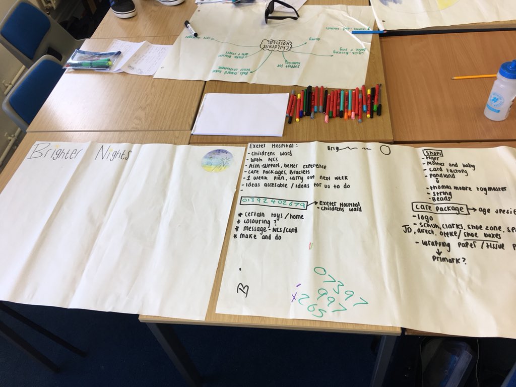 NCSBNights's tweet photo. Working very hard on our care packages, being very productive and showing excellent team skills! #NCSExeter #SayYes #NCS https://t.co/6CVauJwXeG