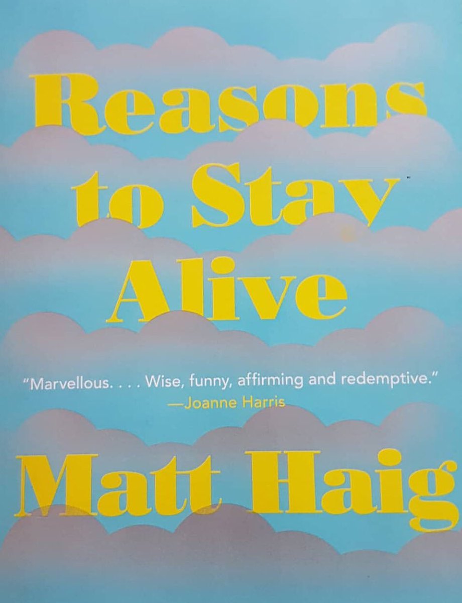 bryantlibrary's tweet photo. Day # 6 of 7 Collection Spotlight Challenge : A photo of a book in the collection, no explanation, no review. Challenge someone new every day. Today the book is REASONS TO STAY ALIVE by @matthaig1 We challenge @clearwaterlib ๐โค๏ธ#LibrariesSave #CollectionSpotlight https://t.co/YyMRgoReAF