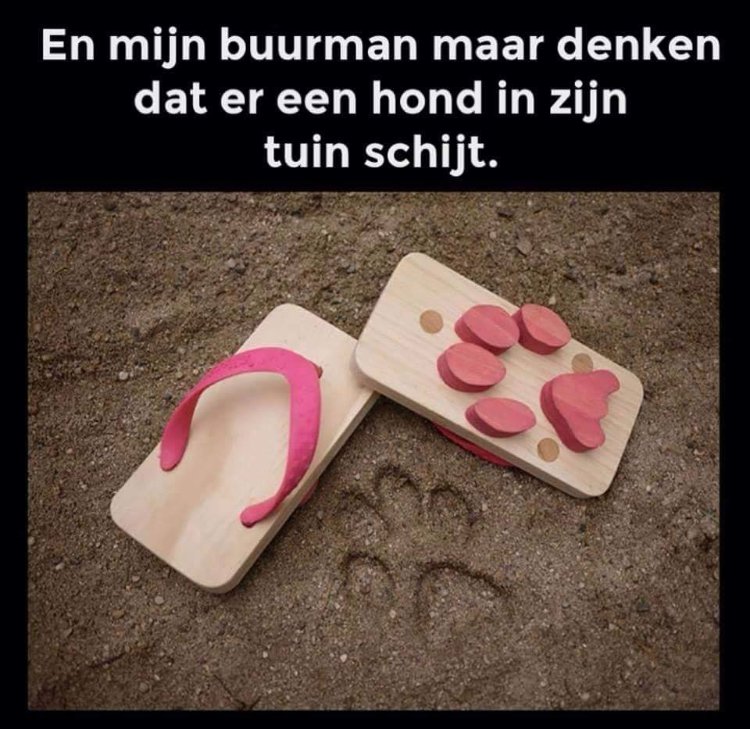Nieuwe slippers gekocht!
