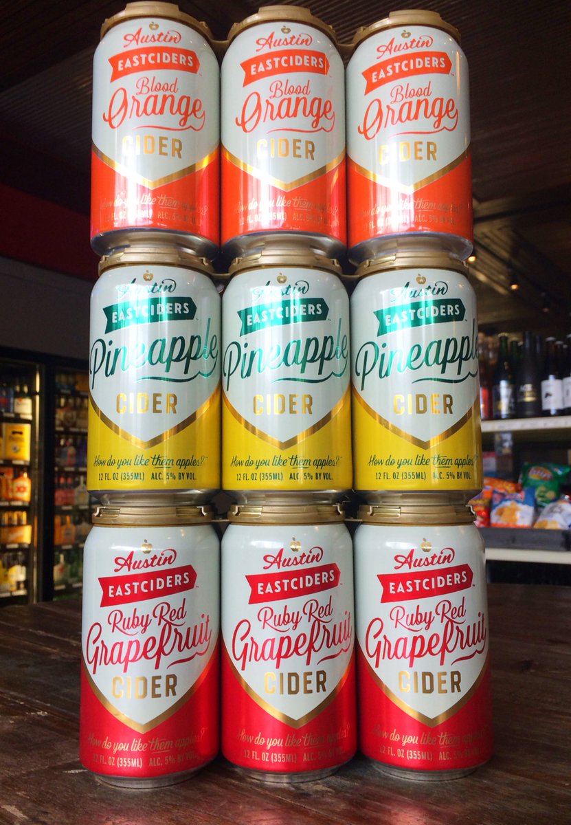 New to the KCMO market. Austin @Eastciders courtesy of <a href="/NKC_Beverage/">NKC Beverage Co</a> delivers natural fruit flavors to their delicious base cider. 6PKS for now, with a mixed 12PK coming soon. Cheers!