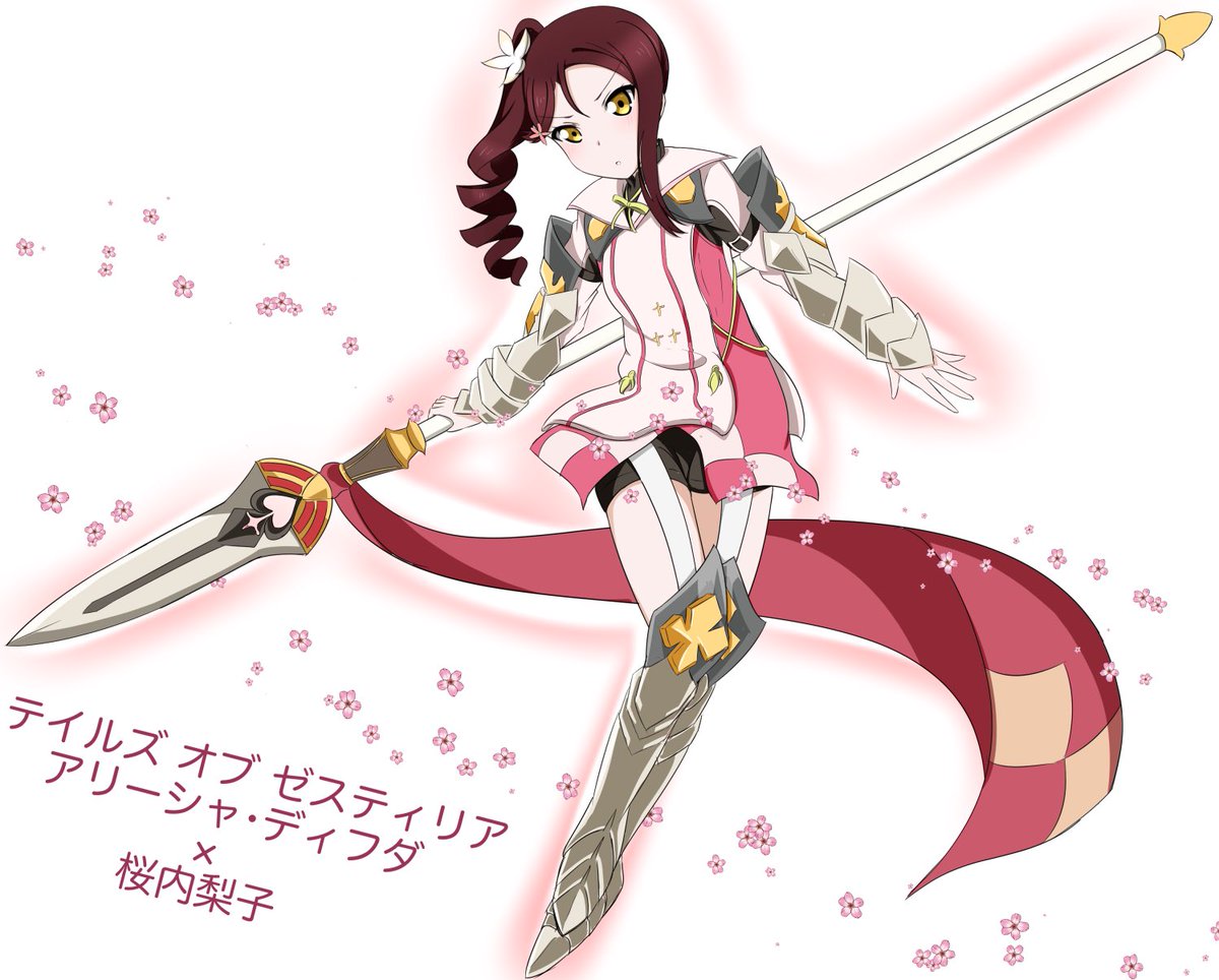 「TOZのアリーシャと桜内」|ｼｦのイラスト