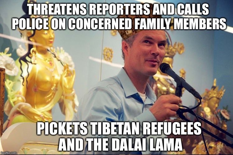 BarryTorch's tweet photo. If you are offered free meditation classes please check if the New #Kadampa Tradition run them.

They are a false Buddhist organisation used to subvert trusting individuals for the CPC.

#Tibetan #Tibet #Rangzen #FreeTibet #DalaiLama #TibetCause #TibetanCause #Buddhist https://t.co/WdnwplbokW