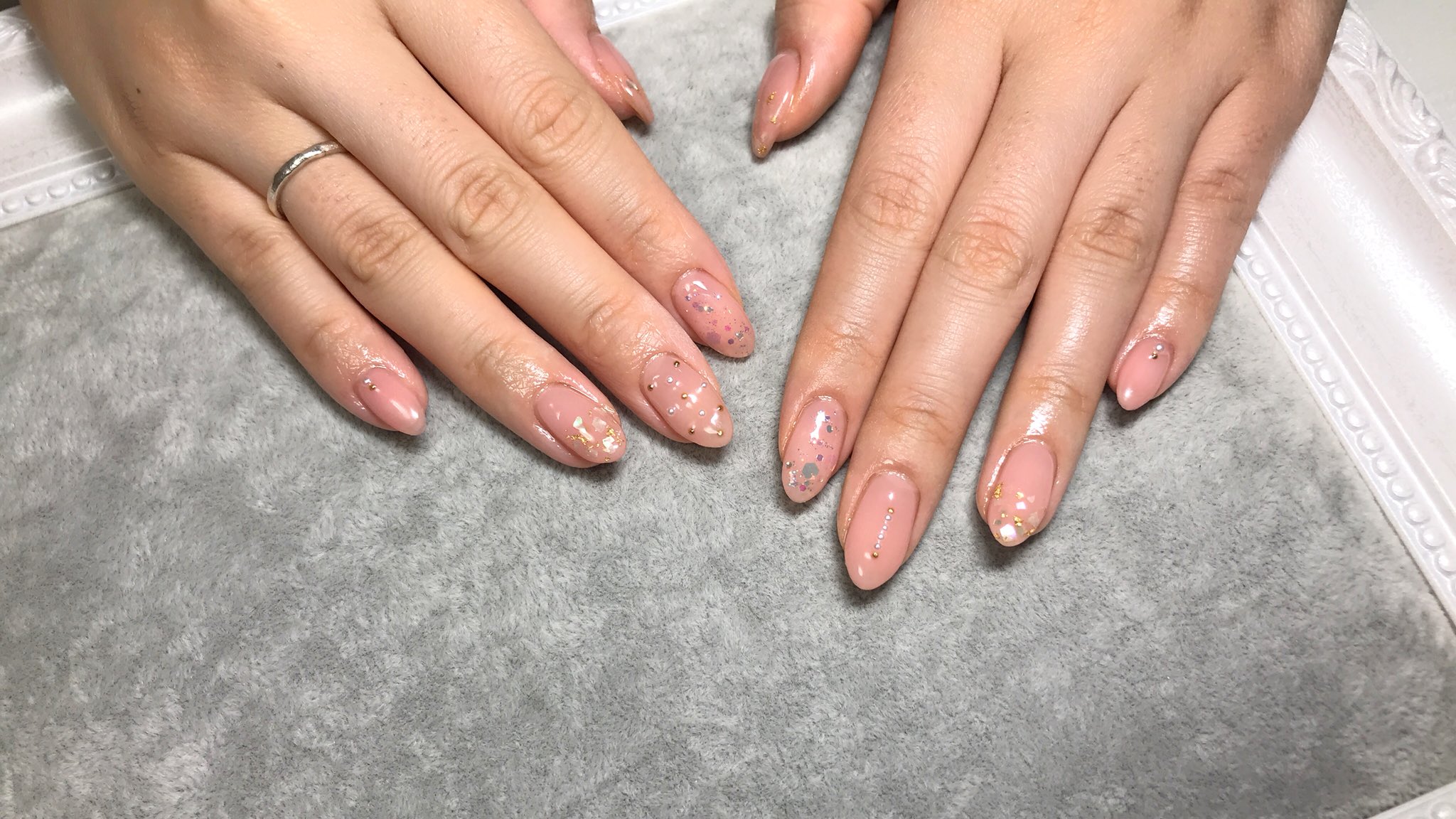デザイン自由ネイル 4950 Cherry Blossom ネイル ジェルネイル ネイル ネイルデザイン ネイルアート シンプルネイル 派手ネイル オフィスネイル 自由デザイン オーダーネイル フットネイル 夏ネイル 自宅ネイルサロン 千葉