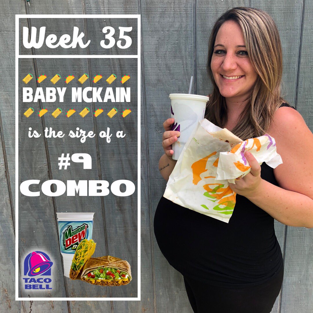 This Fan Tracked Her Baby S Growth Using Taco Bell Menu Items