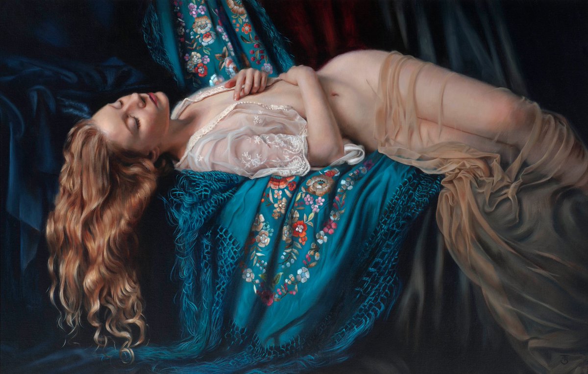 TinaSpratt's tweet photo. Blue Shawl, oil on linen, 22” x 34”, available 
Painting The Figure Now-Wausau Museum of Contemporary Art, organised by PoetsArtists, co-curated by Walt Morton and Didi Menendez, open until September 28th.
@beautifulbizarremagazinne @wausau_moca
#tinaspratt #ptfn #artcollector https://t.co/ygZaqSsCqf
