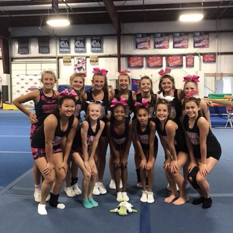 SpiritZoneLLC's tweet photo. Another weekend of camp in the books! So proud of TNT and Dynamite! Big shout out to our amazing choreography too 💃🏻💃🏻💃🏻 https://t.co/FkFxM2eHo6