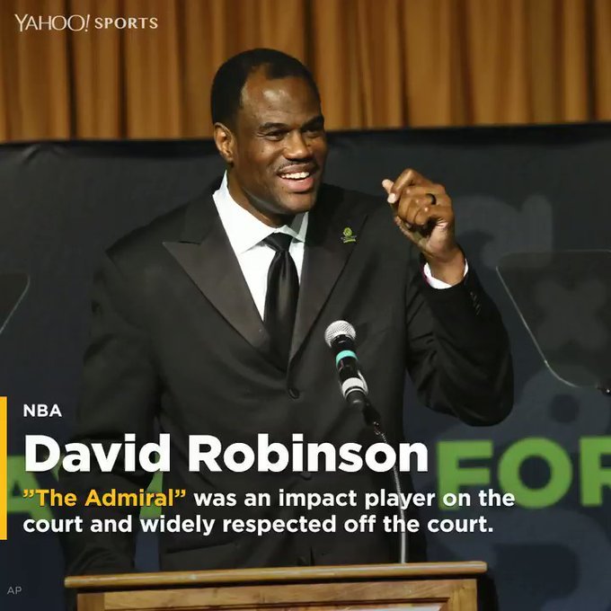 YahooSports : Happy 53rd birthday, David Robinson!  (via message  