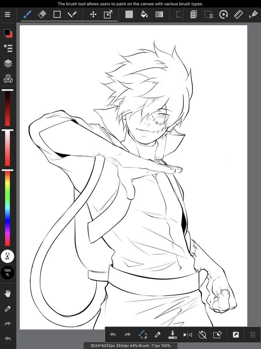 DrawVeryLittle's tweet image. Villain Todoroki?