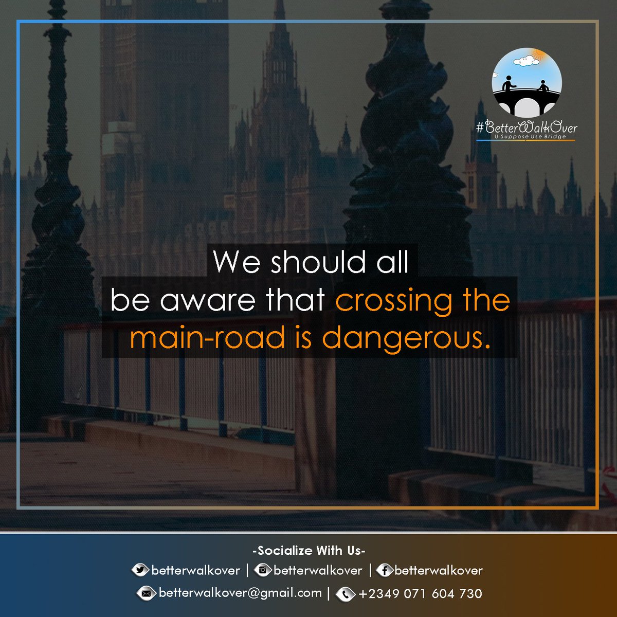 BetterWalkOver's tweet photo. @imabong_okon
.
.
#betterwalkover #bridge #bridges #lagosbridge #lekkibridge #zebracrossing
#death #roadaccident #dontcross #ekobits #poise #poisenigeria #richie_rex #jm_edia #fera_phix https://t.co/gPAVKSIHvm