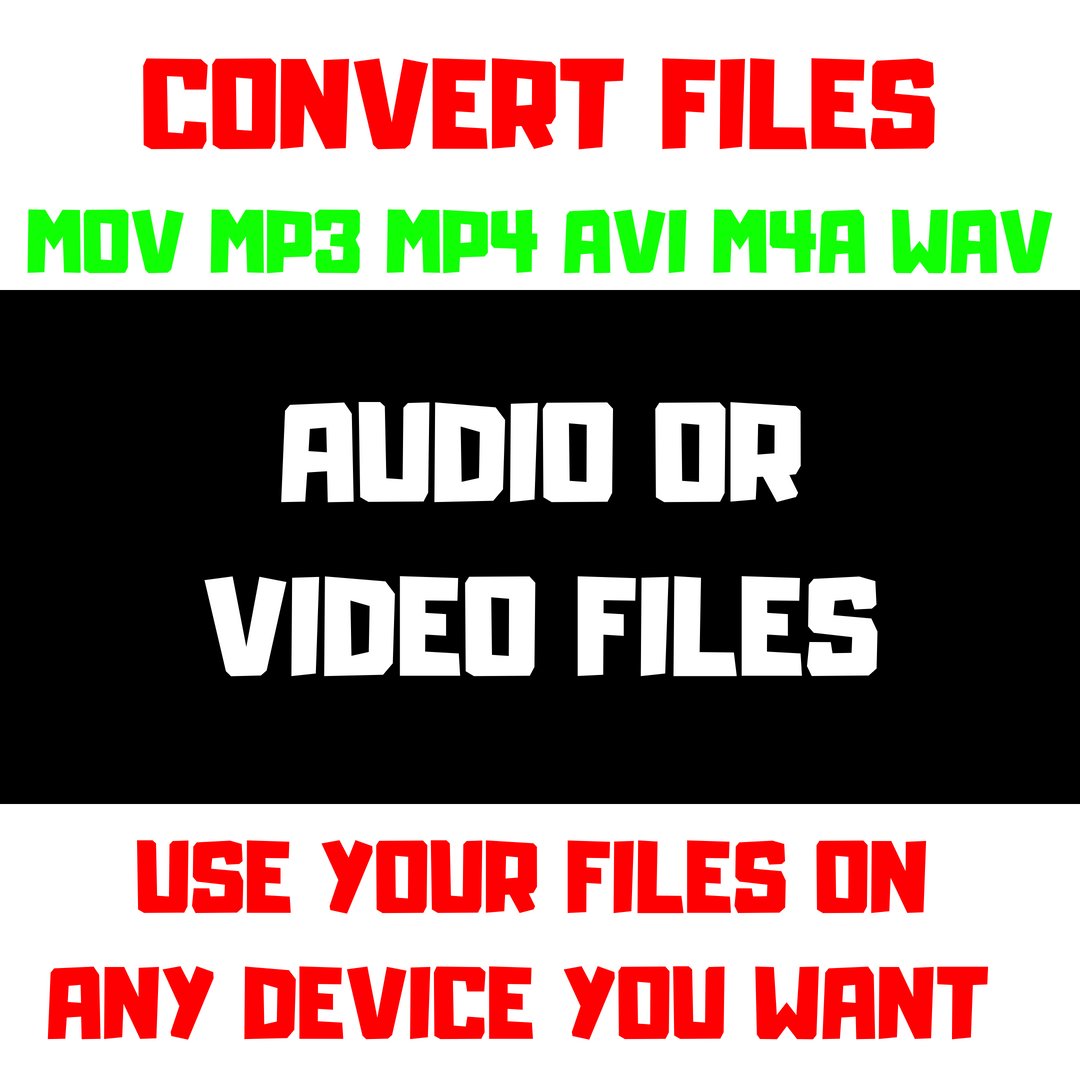 acelawla's tweet photo. Find me on Fiverr: https://t.co/aXg9PMhYlj

#fiverr #fiverrseller #fiverrgigs #convertfiles #converttomp4 #converttomp3 #converttomov #avi #mp4 #mp3 #wav #freelancer #outsourcing #android #apple https://t.co/uA1NbiNzvX