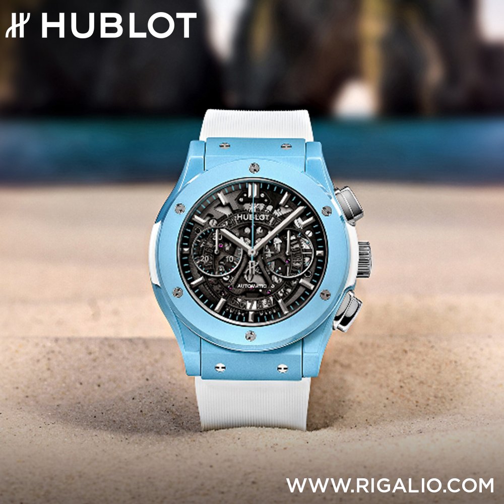 The new <a href="/Hublot/">Hublot</a> Classic Fusion Aerofusion Chronograph Capri.