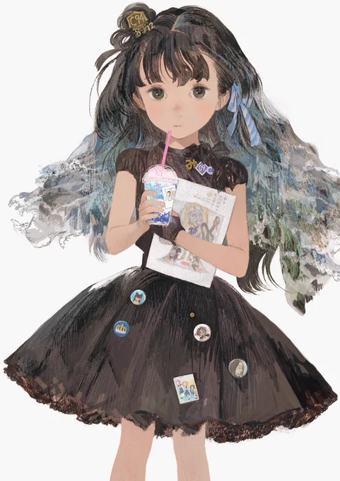 夏コミ参加します(3日目/み09a)今回新刊なしのため、お品書きの代わりに頒布予定の既刊達を練りこんだ絵を描きました:D/よろしくお願いします! 