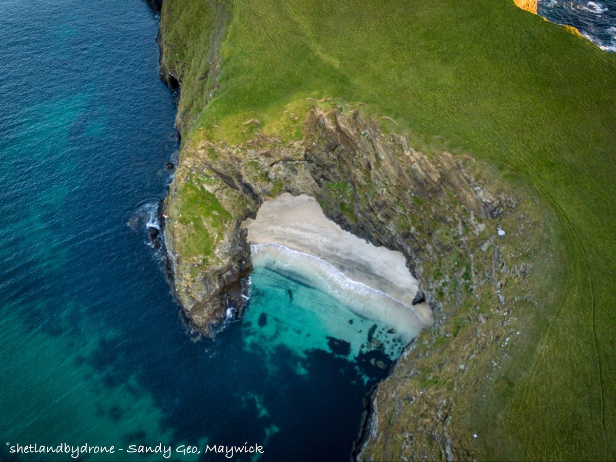 als692003's tweet photo. New Instagram account: @shetland_by_drone Head over and follow to see more of this brilliant island 💙🚁👌🏼 Here’s the hidden beach at #Maywick 😍. @bbcshetland @shetlandtimes @shetnews @shetland_life @PromoteShetland @VisitScotland @DJIGlobal @BBCScotWeather #shetland #djimavic https://t.co/ELLsFSVS6i