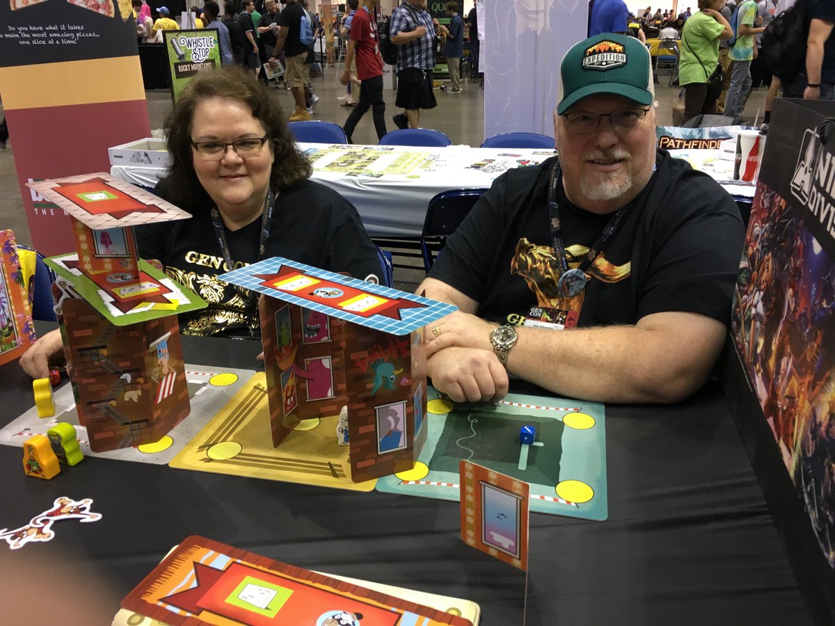Playful_Planet's tweet photo. Let's Play Rhino Hero! #Rhinohero, #RhinoheroSuperbattle, #Superbattle, #HABA, #GenCon , #gencon18,@HABAToysUSA https://t.co/Mcl9Y5iU9h