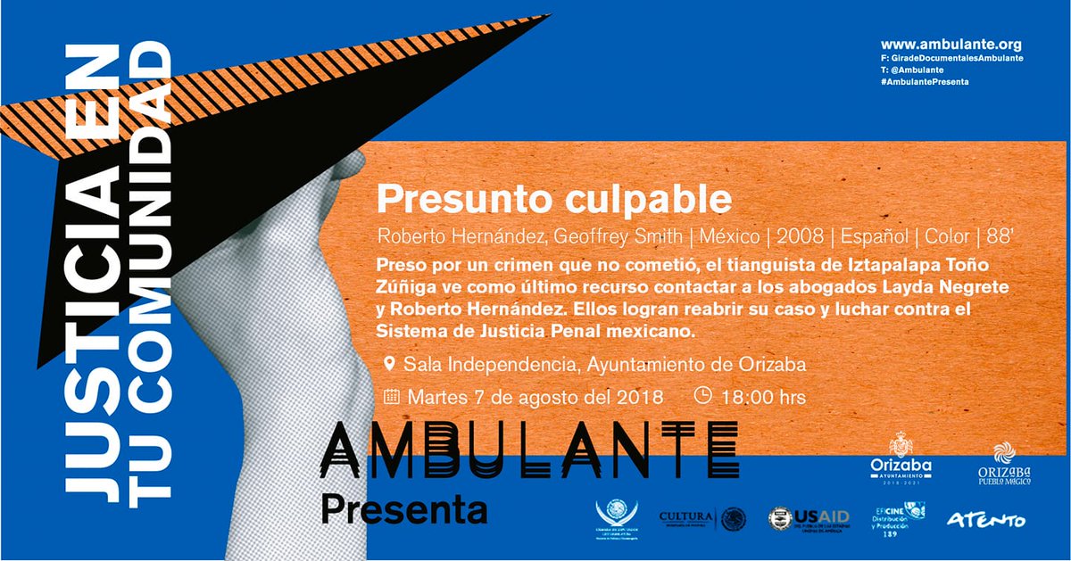 VBengala's tweet image. El año pasado tuvimos el gusto de programar este documental en nuestra sala, mañana es el turno de verla en #Orizaba ¡por allá nos vemos! @Ambulante @AmbulanteVer @aytodeorizaba