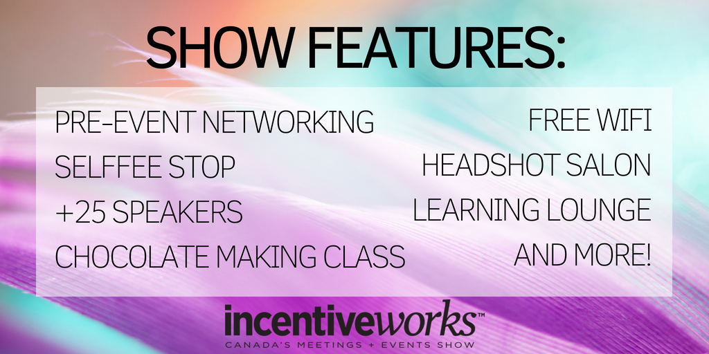 Here’s a sneak peek of what the #IWShow will include!
Come join us for all kinds of learning and networking opportunities
(And don’t worry about using up your data, we’ve got #WiFi for that!).
#Torontoevents #torontolife