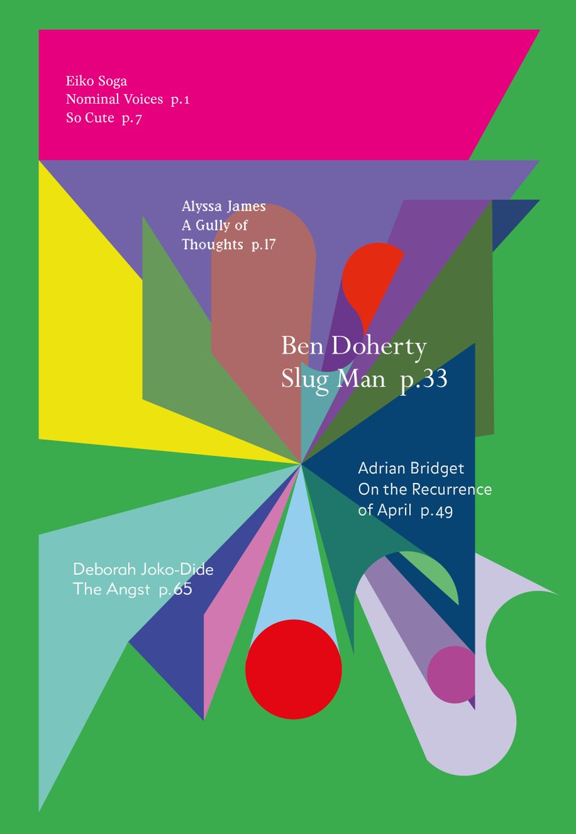 AkermanDaly's tweet photo. Artwork for this terrific cover, designed by @F_M_studio, has been signed off for printing today.
#FirstWordsFiveArtists will be available at #LABF2018 @_TheWhitechapel 6-9 Sept.
@SogaEiko #AlyssaJames #BenDoherty #AdrianBridget #DeborahJokoDide https://t.co/Ejw5fCOwxM