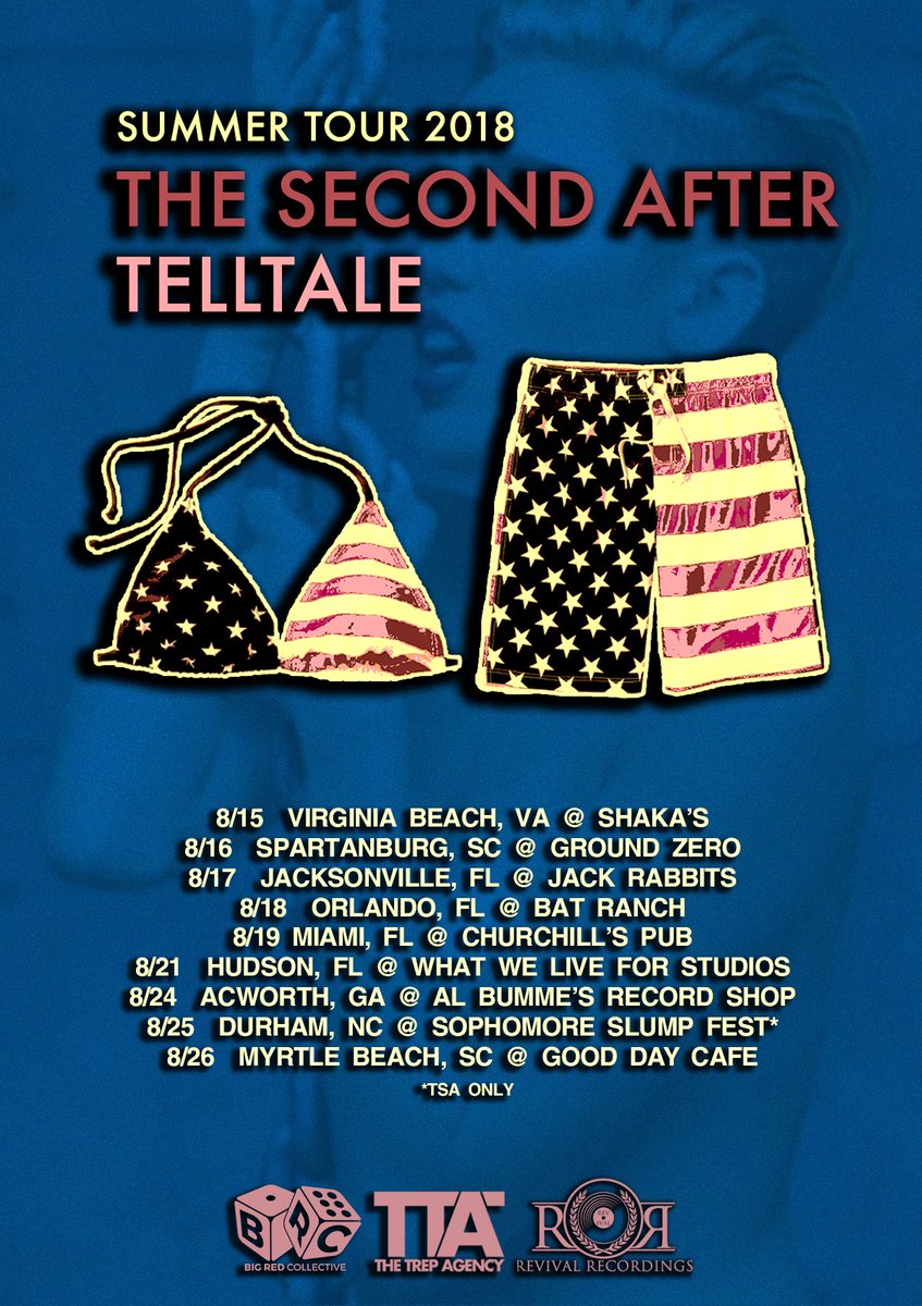 We’ve added a few dates to our tour with <a href="/TheSecondAfter/">The Second After</a> this month! See you at a show.

8/15 - Virginia Beach, VA at Shaka’s

8/19 - Miami, FL at Churchill’s Pub