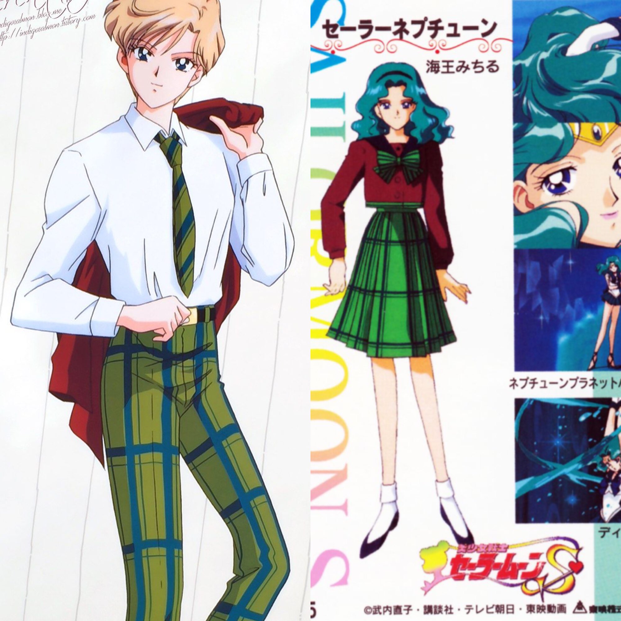 セーラームーン ストア はるか&みちる はるみち 無限学園