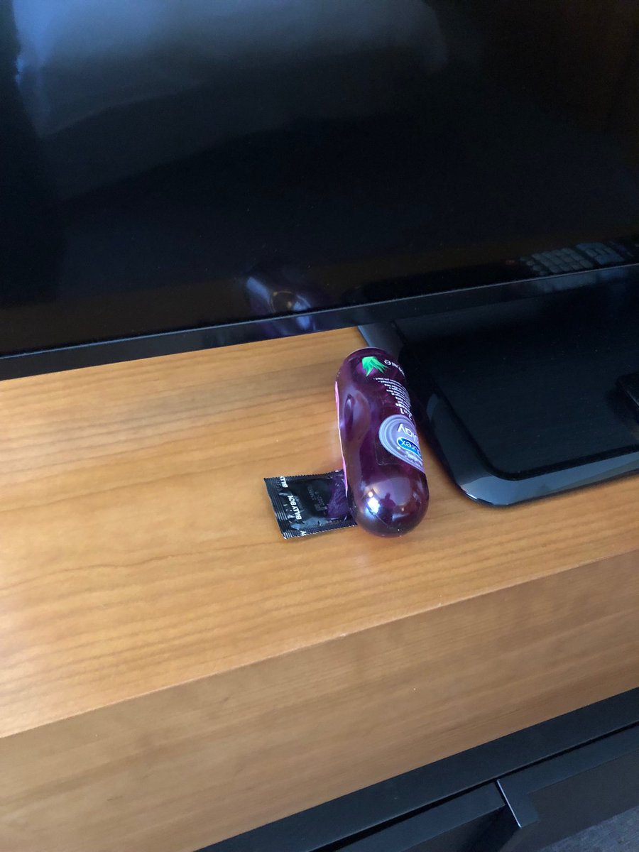 ⁦<a href="/HyattConcierge/">Hyatt Concierge</a>⁩ check into a room in Berlin to find lube and condoms.