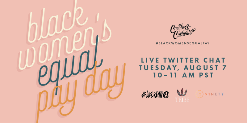 21Ninety's tweet photo. Tomorrow is #BlackWomensEqualPay and we are demanding our fair share. Join us and @createcultivate, @blkcreatives &amp; @youneedtribe for a LIVE chat on these issues and how we can demand our worth! https://t.co/mIgHYa8zZx