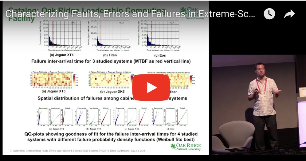 NERSC's tweet photo. RT @insideHPC: Characterizing Faults, Errors and Failures in Extreme-Scale Computing Systems
https://t.co/UONxPq5TeT #HPC #PASC18 #ORNL https://t.co/52JDqO8oAW