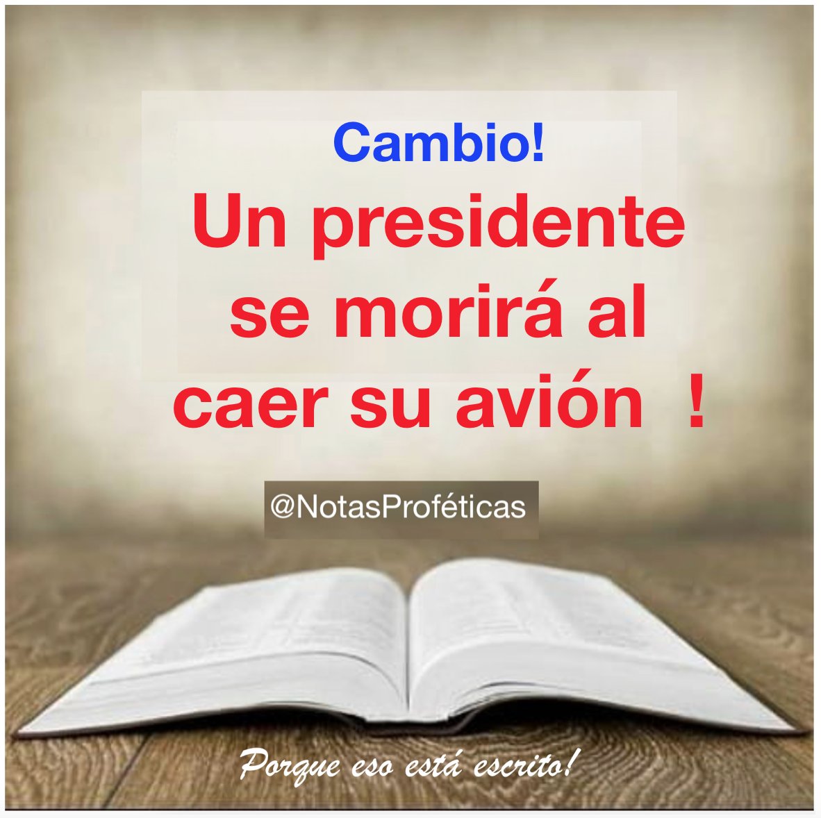 NotasProfeticas's tweet photo. https://t.co/dS2D4SINNF