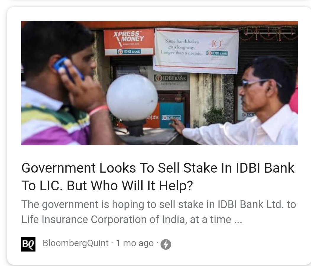 MalleshDevugari's tweet photo. #NarendraModi #PiyushGoyal #PMOIndia #FinanceMinistry #saveidbibank #aiidbiboa #aiidbioa
Sir,IDBI LIC deal is very bad idea. See the nation is opposing. Please wake up and reconsider the deal. https://t.co/VMGHoQ0RFf