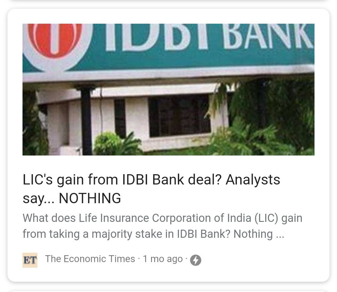 MalleshDevugari's tweet photo. #NarendraModi #PiyushGoyal #PMOIndia #FinanceMinistry #saveidbibank #aiidbiboa #aiidbioa
Sir,IDBI LIC deal is very bad idea. See the nation is opposing. Please wake up and reconsider the deal. https://t.co/O1ODPOIYdw