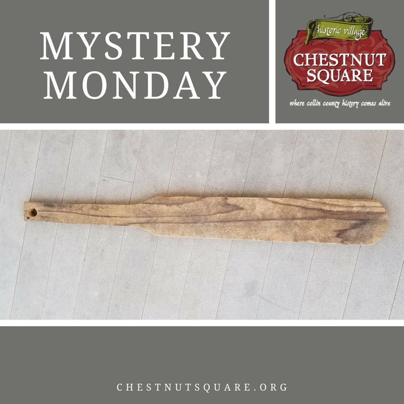 SquareChestnut's tweet image. Who can guess at what this is? Hint, this item is located in our replica one room schoolhouse built in 2005. Let's see how many people can guess the right answer. #MysteryMonday #ChestnutSquare #DowntownMcKinney
