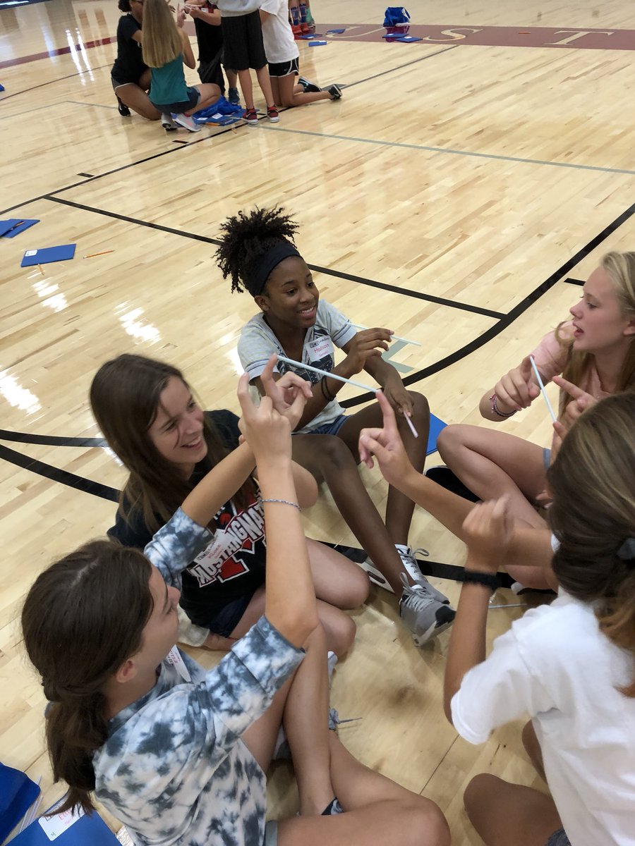 BCMSGuidance's tweet photo. WEB leader training- straw challenge😃#bcmsmustangs https://t.co/O6DJ2E8GIz