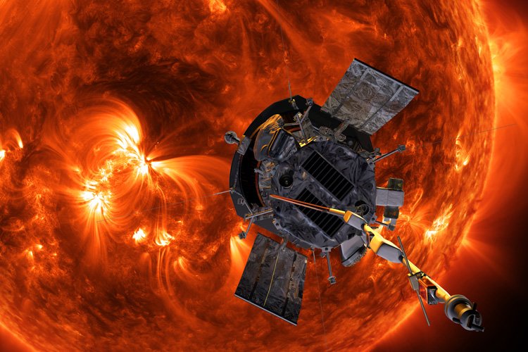 Space probe headed toward the fiery surface of the sun, or photosphere.