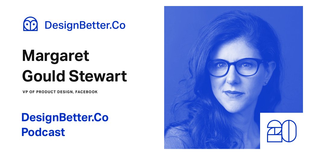 Wrapping up Season 2 of the DesignBetter.Co Podcast with the fantastic <a href="/mags/">Margaret Stewart</a> from <a href="/facebook/">Facebook</a>. We chat about storytelling, assessing vs. measuring success, and the importance of hands-on creativity for design leaders: designbetter.co/podcast/margar…