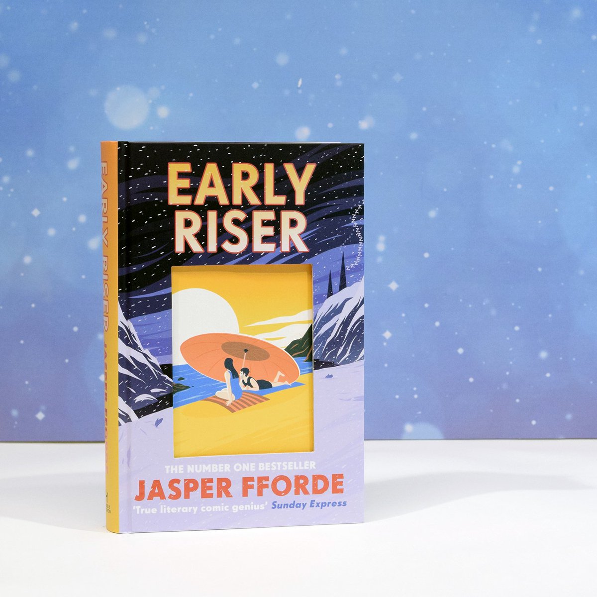 Foyles's tweet photo. Just a week ago, @jasperfforde was visiting our Charing Cross Road shop for an excellent evening discussing and signing his new @hodderscape novel #EarlyRiser. Grab a signed first edition now! https://t.co/28tGe2hZ6O #JaspersBack https://t.co/4na2evOAEk