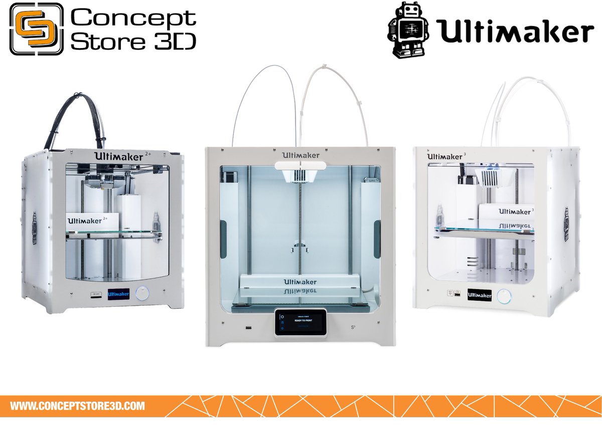 ConceptStore3D's tweet photo. Vous hésitez encore à vous lancer dans l'impression 3D ! #Ultimaker : Des #imprimantes3D #précises et #fiables qui permettent d'imprimer des matériaux #techniques qui répondent aux attentes des professionnels ! 
https://t.co/9AI16HT1kX https://t.co/zpIrUup40t