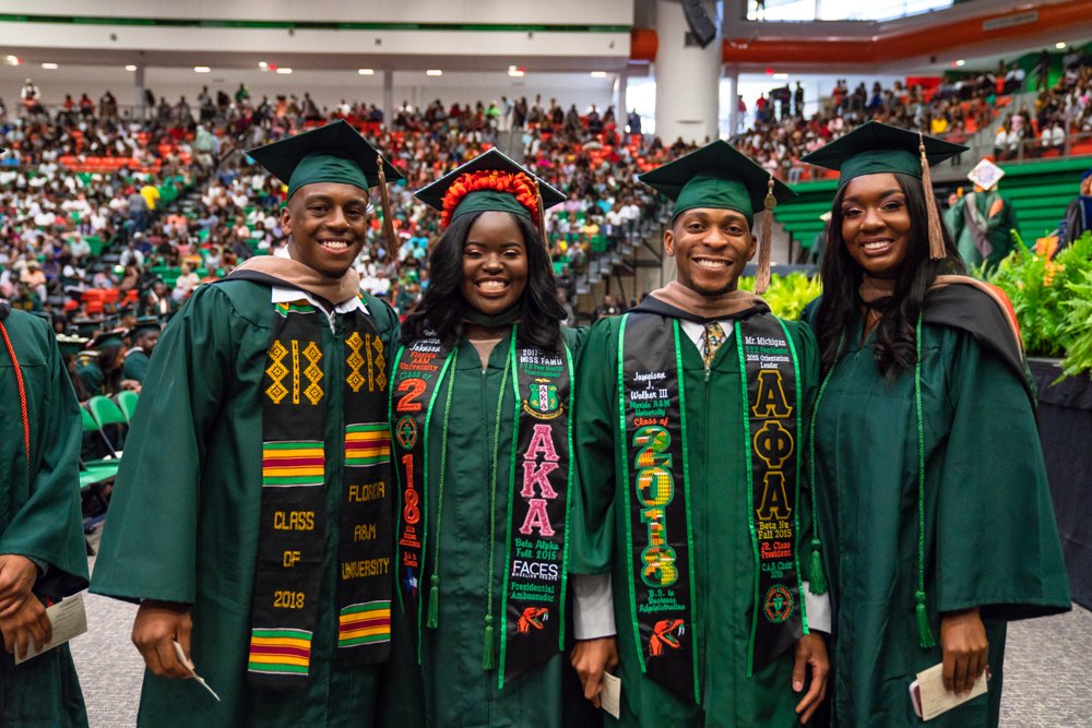 FAMU_1887's tweet image. Congratulations 2018 Summer graduates! All the best in your future endeavors. View the full album on our Facebook page. #FAMUgradSummer18