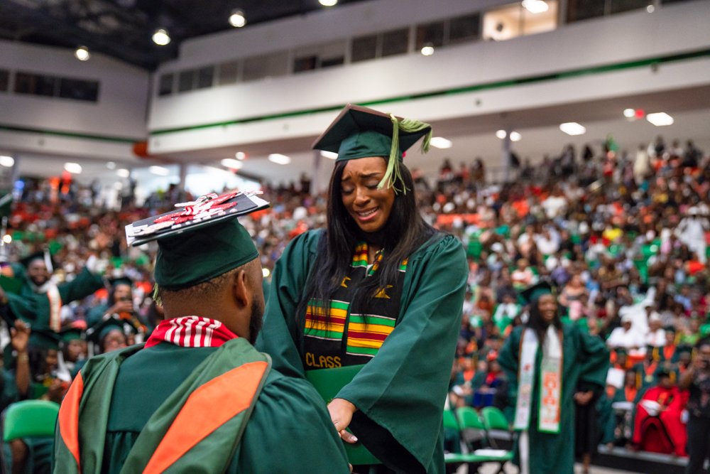 FAMU_1887's tweet image. Congratulations 2018 Summer graduates! All the best in your future endeavors. View the full album on our Facebook page. #FAMUgradSummer18