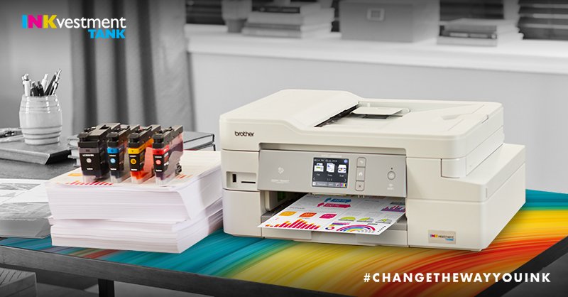 Brother_Intl's tweet image. Simplify your printing. Minimize ink replacement -- maximize productivity.