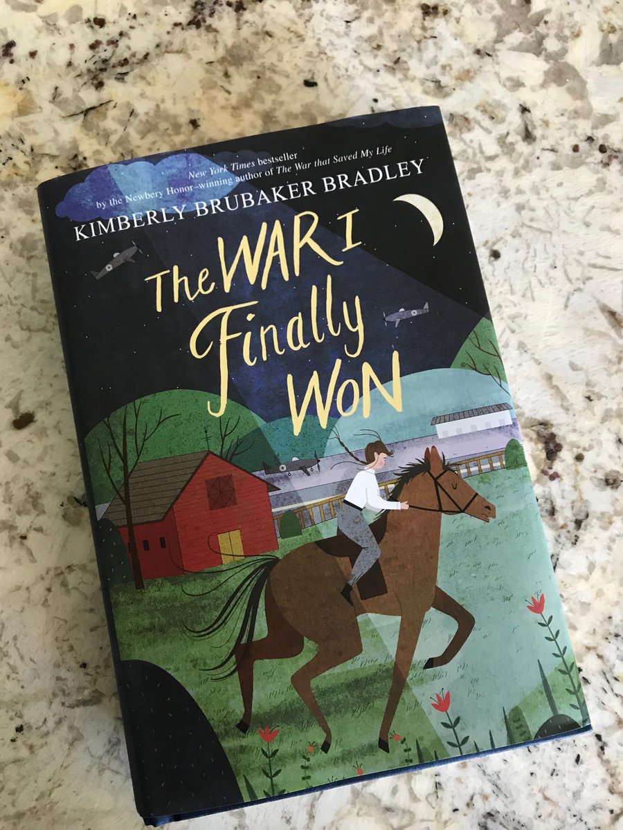 If you read KimberlyBrubakerBradley’s The War That Saved My Life be sure to get the sequel The War I Finally Won. Every bit as good with a wonderful ending. #WeAreBES #mrssullivanssummerreadingchallenge Book 15 and 4488 pages ❤️📚