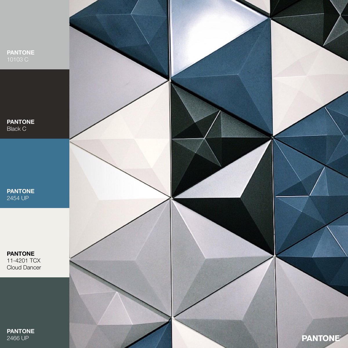 designbybalajee's tweet photo. The @pantone colours of the Trelements at the @domustiles showroom during @CDWfestival @NextShip
.
.
.
.
#Trelements #Tre #ModularTiles #Triangle #KazaConcrete #NextShip #WallTiles #Concrete #Concreate #ConcreteTiles #ConcreteDesign #InteriorDesign #InteriorArchitecture https://t.co/G9bLMfqXlo