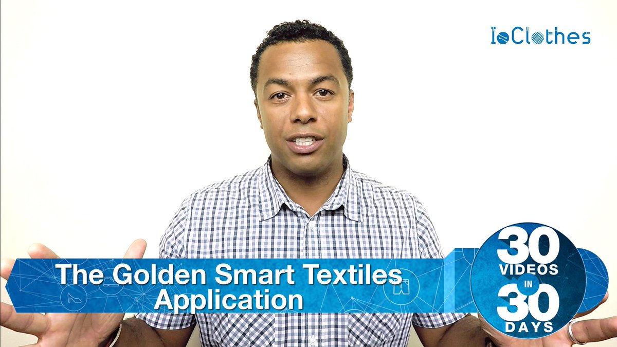 30 in 30: The Golden Smart Textiles Application (Day 15)
What industry do you see benefiting from smart textiles the most? 
JOIN US: 
ioclothes.com/forums/the-gol…

#smarttextiles  #smartclothing   #etextiles #innovation #wearabletech #wearabletechnology #newrevenuestreams