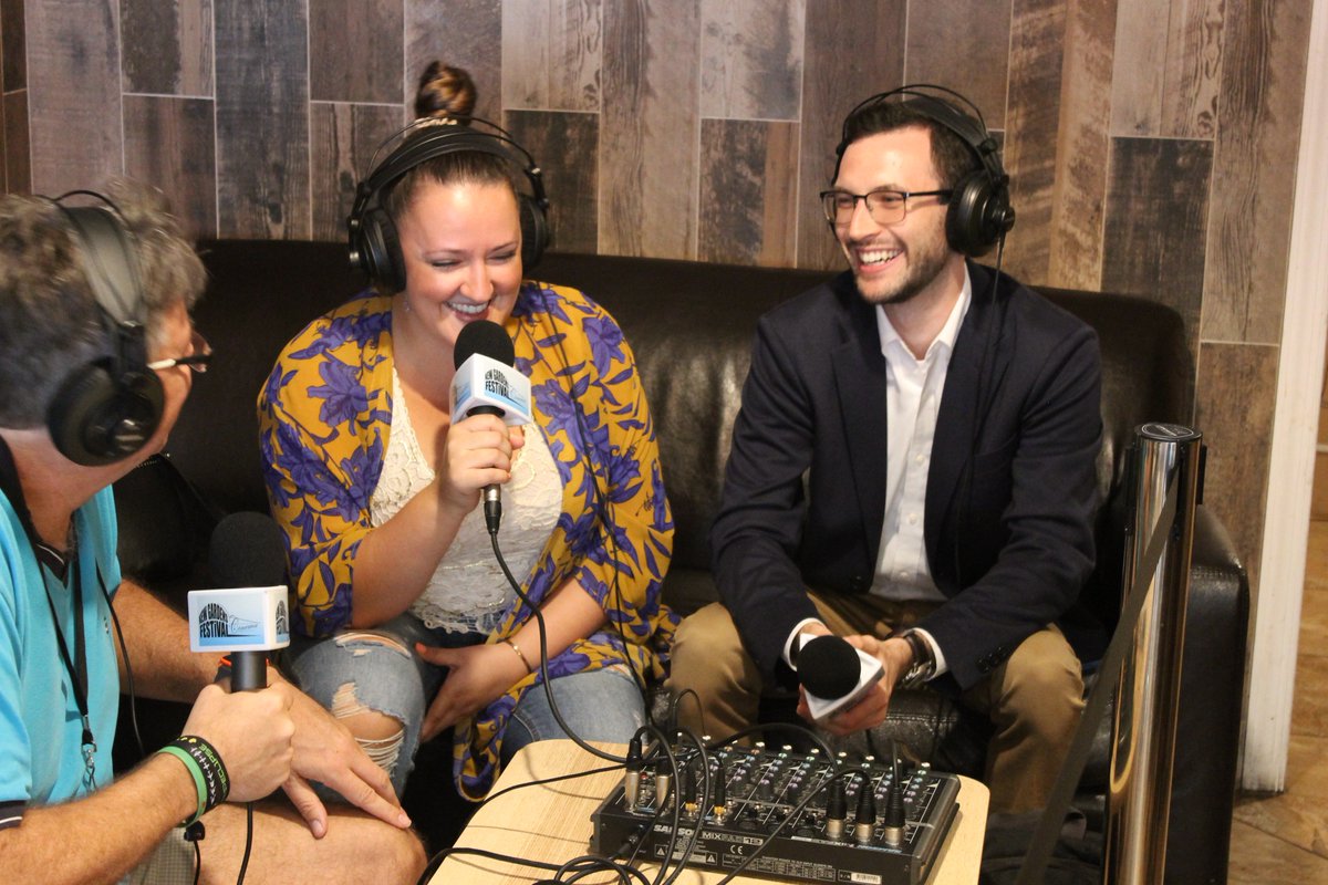soothingsystem's tweet photo. Thank you to #BlogTalkRadio and #KGFCFestivalTalksPodcast for interviewing Director @erikspink and Producer/Co-Writer/Actor @thesarahcronk on their podcast yesterday with host #CraigHorsley. Listen to the interview here and join us for tonight's premiere! https://t.co/anGQ3ZklNR https://t.co/87QR11pzzN