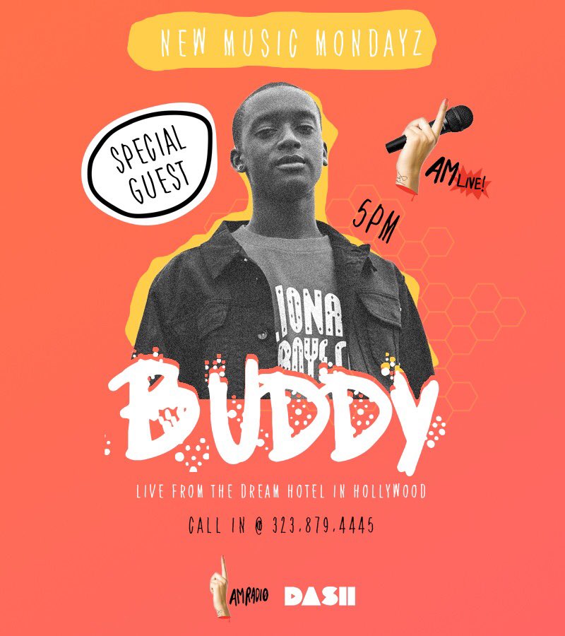 1AMcreative's tweet photo. Today on #1AMRadio:

#1AMLive w/ @Buddy &amp; @Sickamore 
Sounds by @MiaCarucci x #NewMusicMondayz

https://t.co/3aZZeCeq7E https://t.co/SMtLA9U537