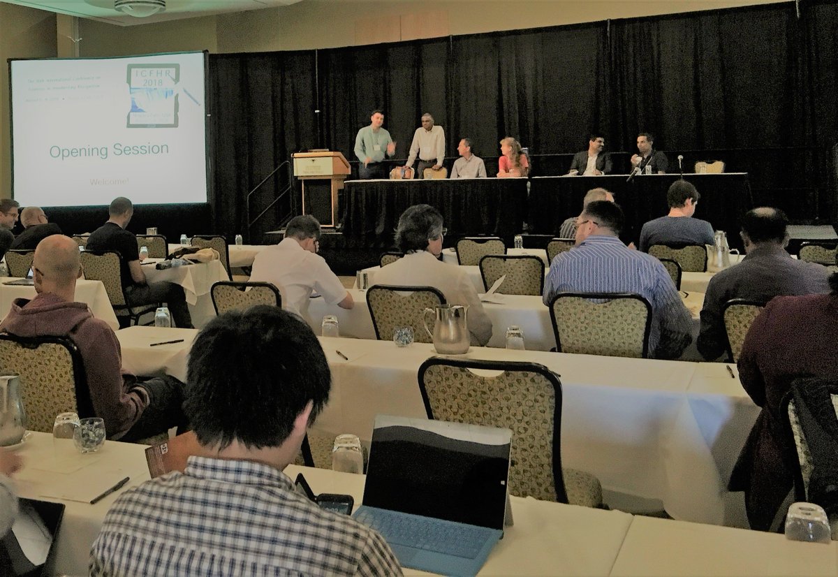 myscript's tweet image. A new day here at the #ICFHR! Take this opportunity to meet Zsolt and Gael from the MyScript Labs team to inquire about the latest updates on our technology. 🗨️

#interactiveInk #iink #networking #innovation #ICFHR2018 #myscript #digitalwriting #handwritingrecognition