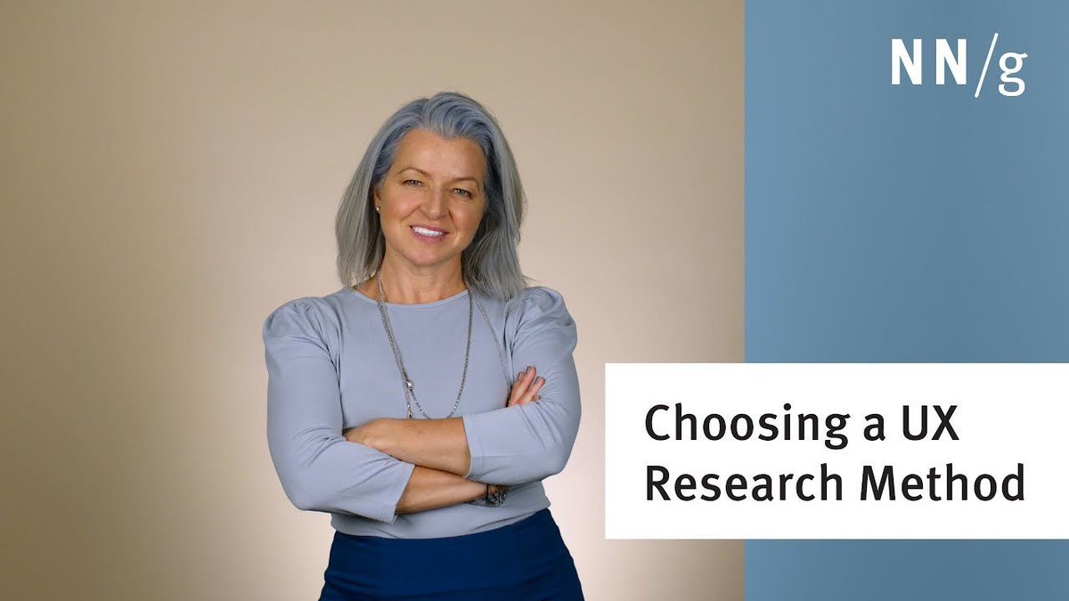 alikamran's tweet image. When to Use Which UX Research Method buff.ly/2M4hsjP #UX #ResearchMethod #Video